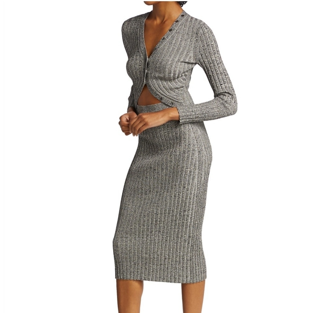 Cutout knit midi🌫 - Picture 4 of 6